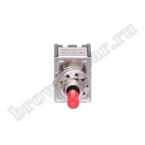 Тумблер трехполюсный, 9 контактов (on-off-on), на панель, с гайкой, 3PDT, B068J PST-83C фото 5