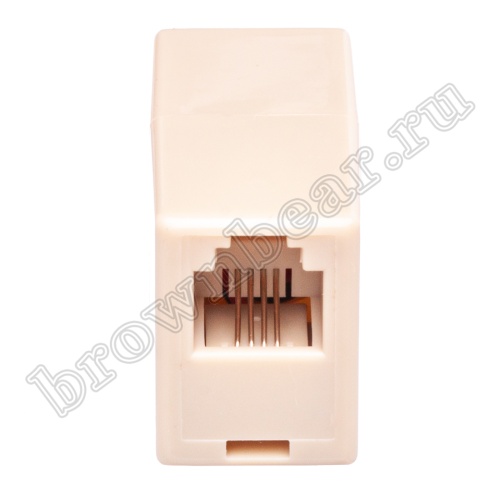 Переходник RJ-11 гнездо-гнездо GCT1-1-6P4C фото 3