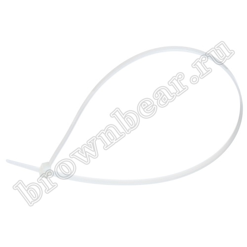 Стяжка (хомут) нейлоновая 550 х 8 мм, белая, упаковка 100 шт. CV-550 фото 2