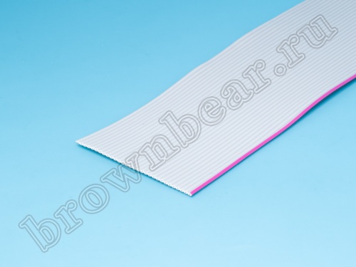 Кабель плоский, шлейф 30 проводников, шаг 1.27 мм фото 2