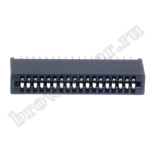 Слот (краевой разъём) 36 контактов на плату фото 4