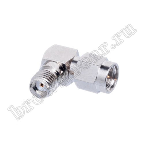Переходник угловой SMA, гнездо-вилка SMA-LPJ фото 2