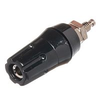 Клемма приборная для разъема Banana, тип 8 (гнездо), черная BP-8B