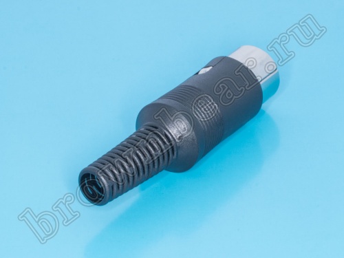 Вилка DIN 8 контактов  на кабель, 41 градус DN-8M2 фото 5