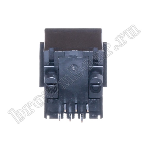 Разъём RJ-12 гнездо на плату, 6P6C, тип 3 TJ3-6P6C фото 4