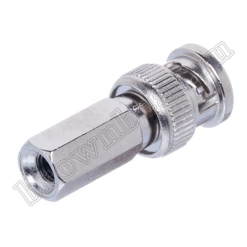 Разъем BNC штекер на кабель RG-58, накручивающийся BNC-U58P фото 4