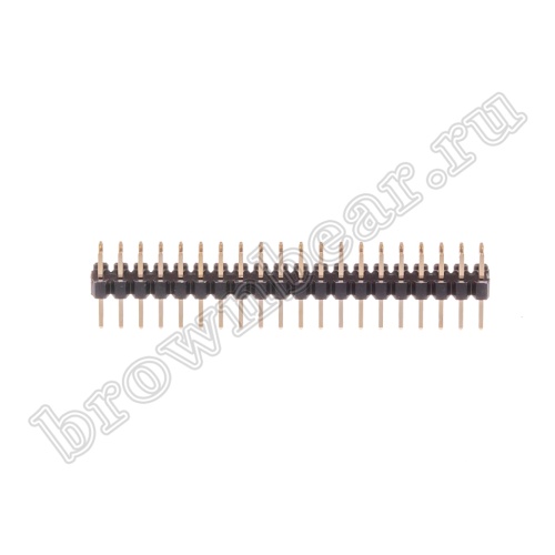 Разъем штыревой двухрядный на плату, 2х20, шаг 2.00мм фото 6
