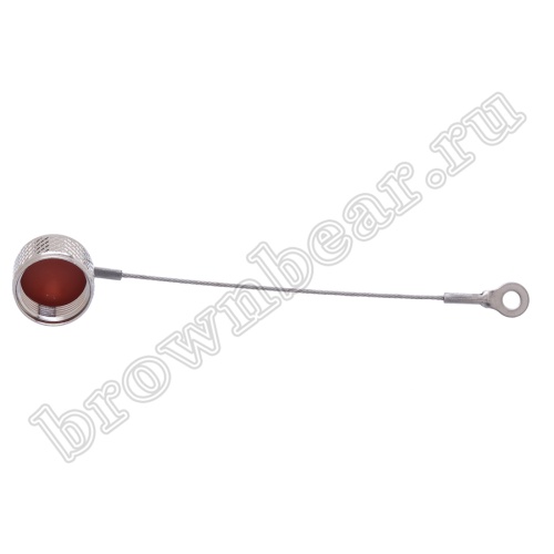 Заглушка N, Amphenol, с тросом 202102-12 фото 4